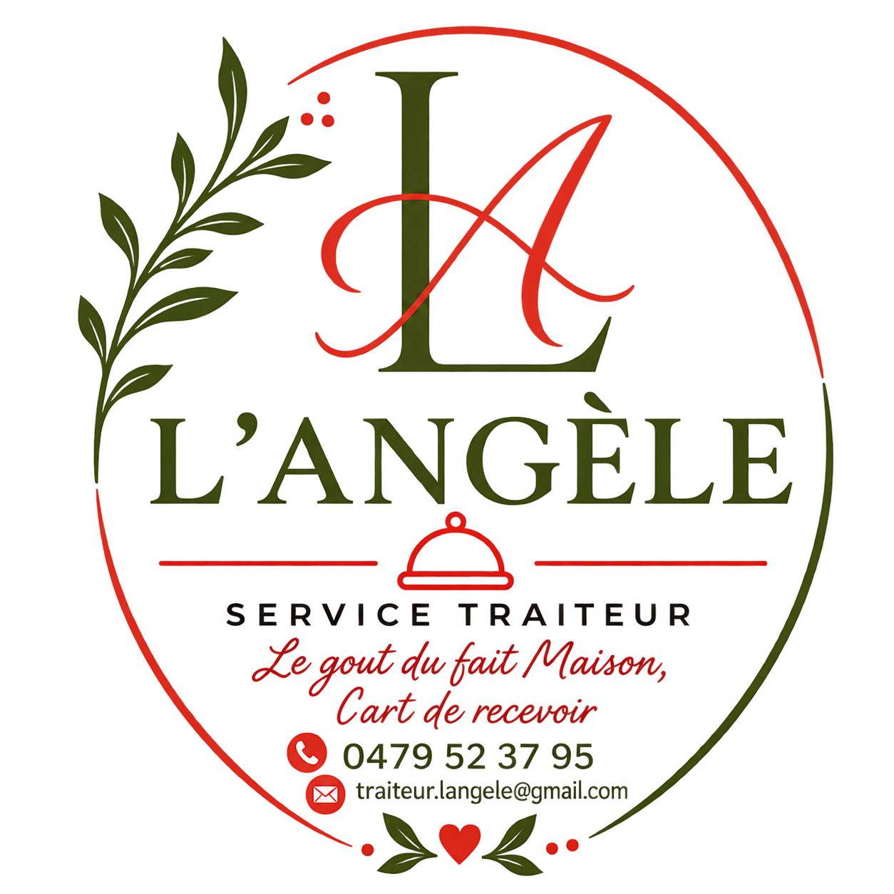 Logo complet L’Angèle Service Traiteur